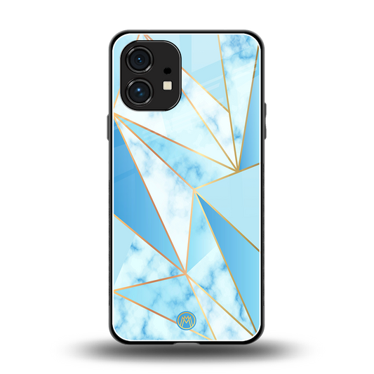 french marble back phone cover | glass case for nothing phone 1