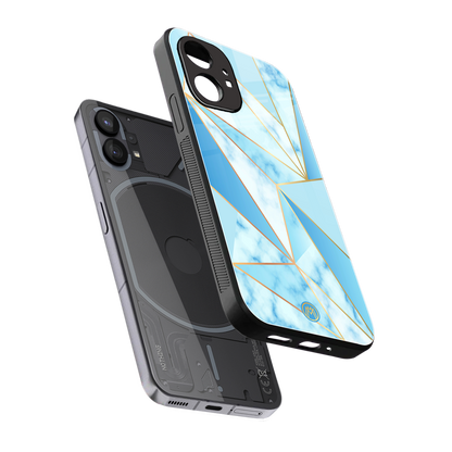 french marble back phone cover | glass case for nothing phone 1