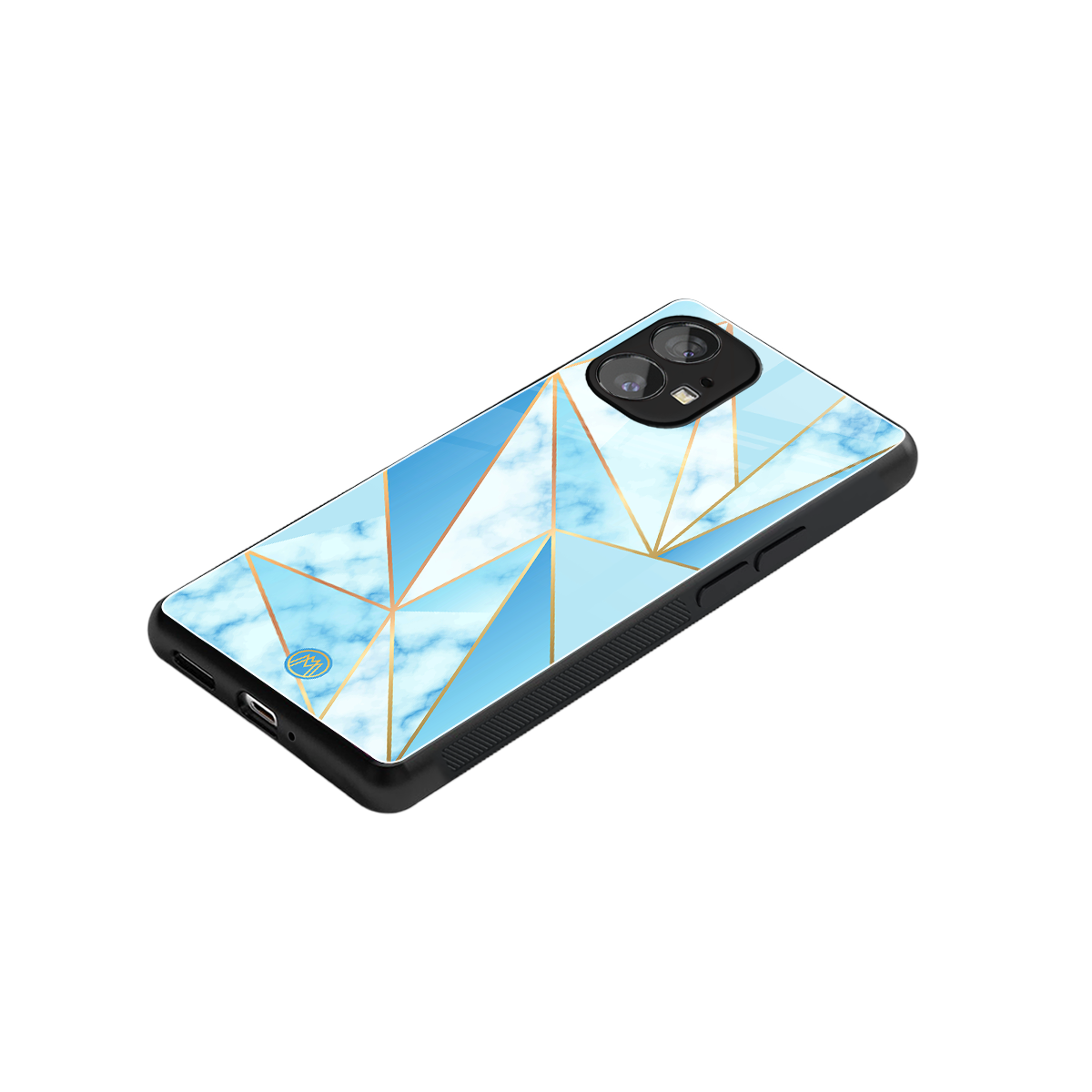 french marble back phone cover | glass case for nothing phone 1