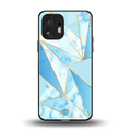 french marble back phone cover | glass case for nothing phone 2