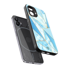 french marble back phone cover | glass case for nothing phone 2
