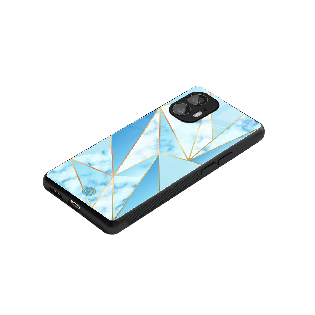 french marble back phone cover | glass case for nothing phone 2