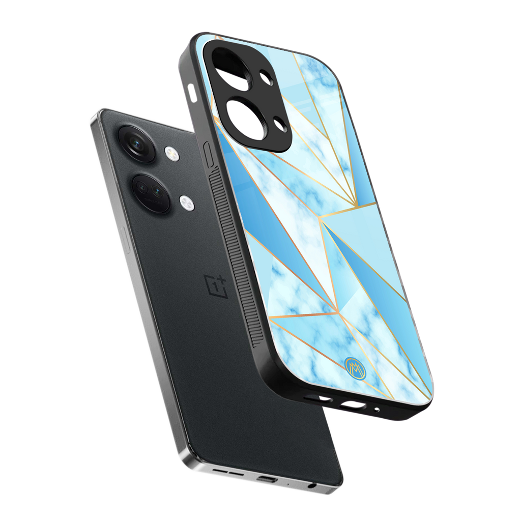 french marble back phone cover | glass case for oneplus nord 3