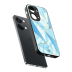 french marble back phone cover | glass case for oneplus nord 3