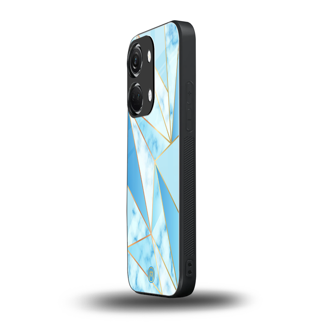 french marble back phone cover | glass case for oneplus nord 3