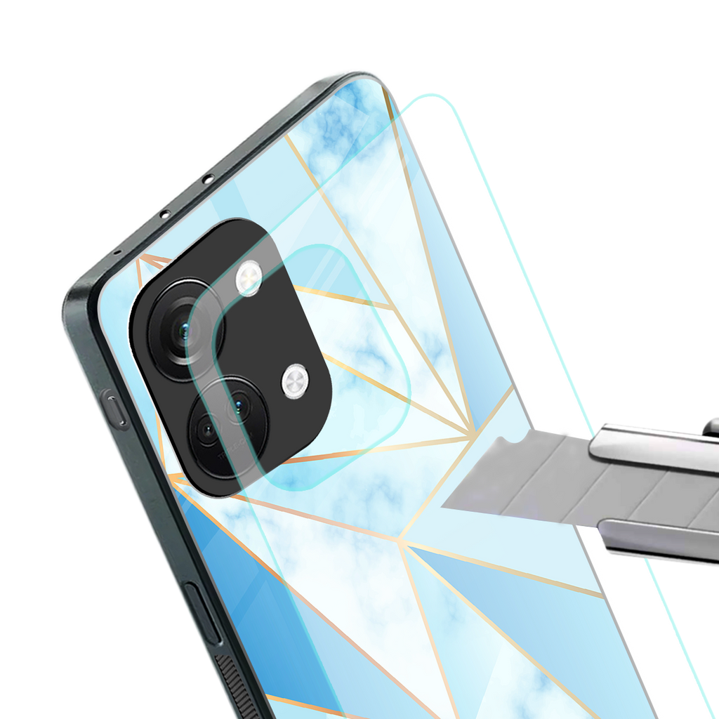french marble back phone cover | glass case for oneplus nord 3