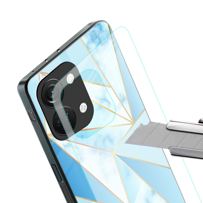 french marble back phone cover | glass case for oneplus nord 3