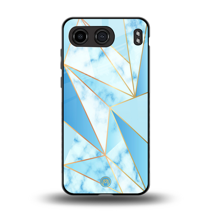 french marble back phone cover | glass case for oneplus nord 4