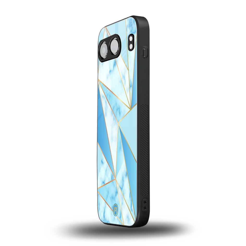 french marble back phone cover | glass case for oneplus nord 4