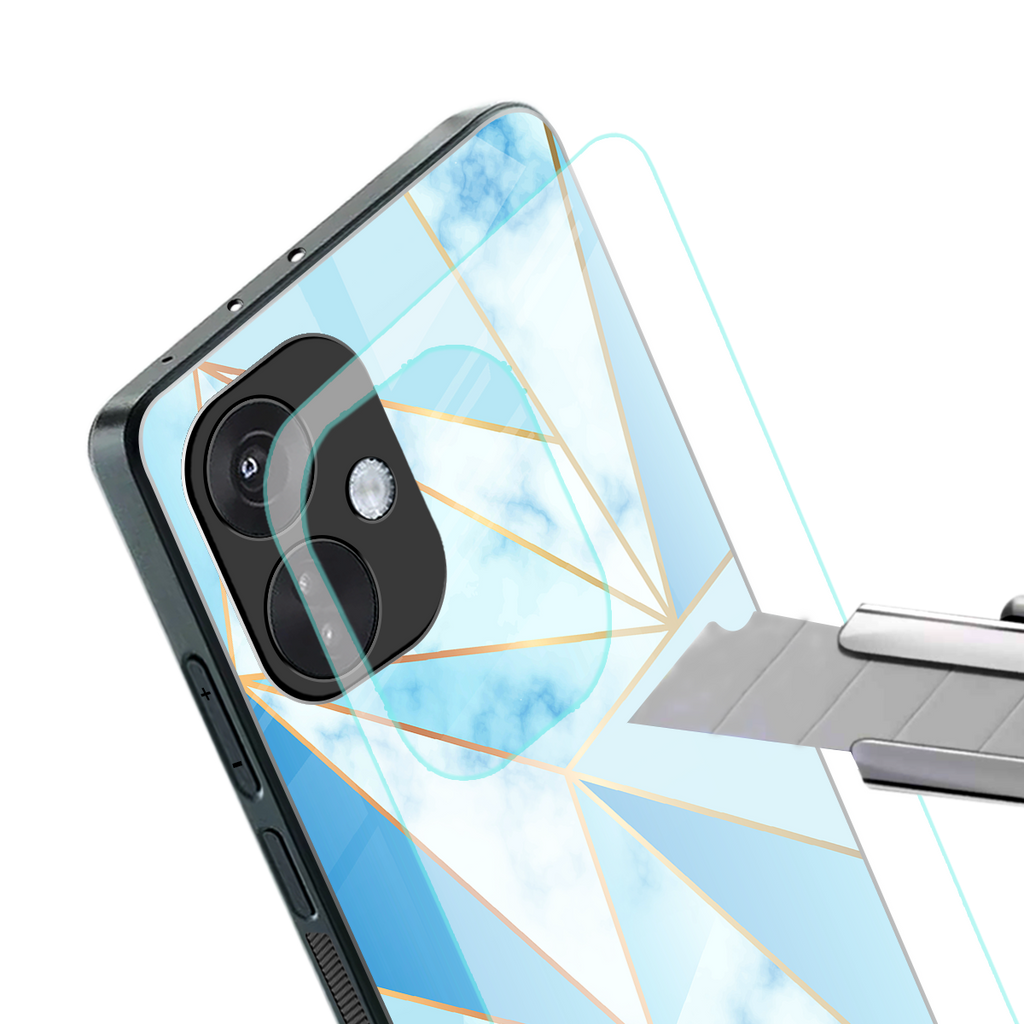 french marble back phone cover | glass case for oneplus nord ce 3