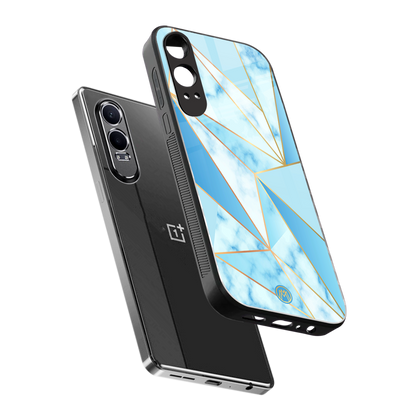 french marble back phone cover | glass case for oneplus nord ce 4 lite