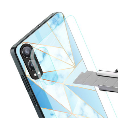 french marble back phone cover | glass case for oneplus nord ce 4 lite