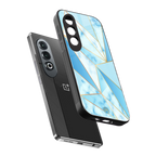 french marble back phone cover | glass case for oneplus nord ce 4