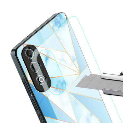 french marble back phone cover | glass case for oneplus nord ce 4