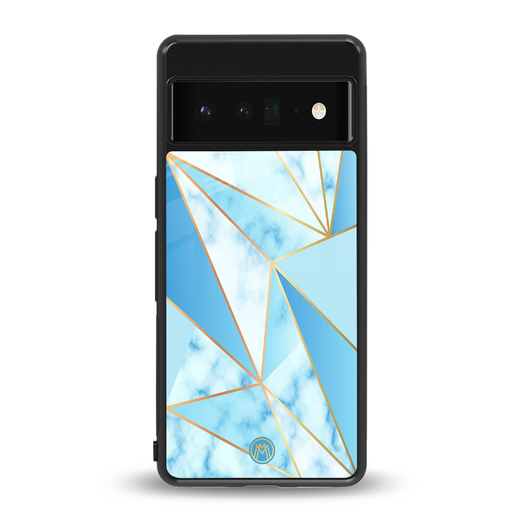 french marble back phone cover | glass case for google pixel 6 pro
