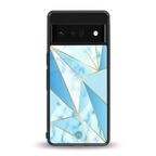french marble back phone cover | glass case for google pixel 6 pro