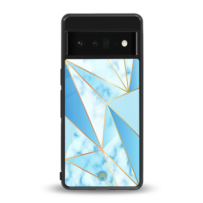 french marble back phone cover | glass case for google pixel 6 pro