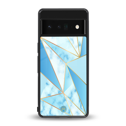 french marble back phone cover | glass case for google pixel 6 pro