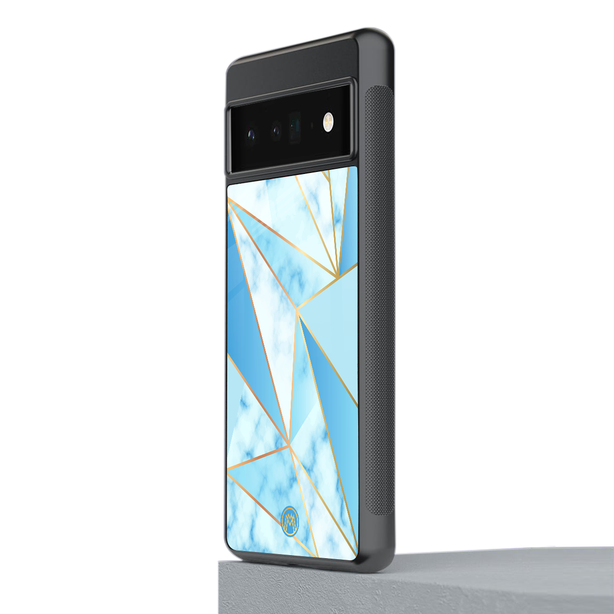 french marble back phone cover | glass case for google pixel 6 pro