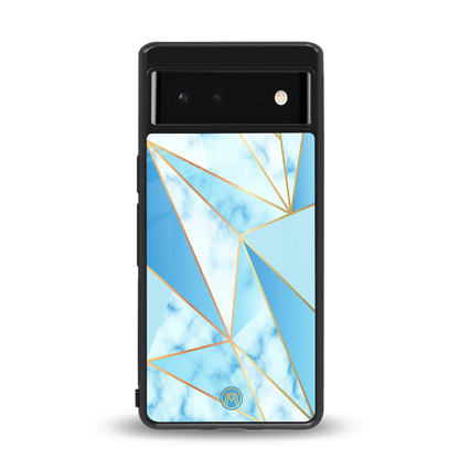 french marble back phone cover | glass case for Google Pixel 6A