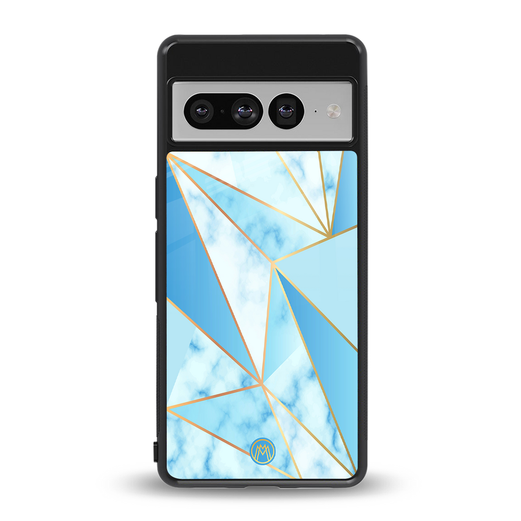 french marble back phone cover | glass case for google pixel 7 pro