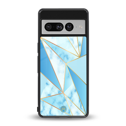 french marble back phone cover | glass case for google pixel 7 pro