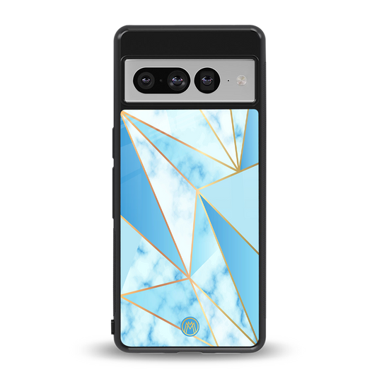 french marble back phone cover | glass case for google pixel 7 pro