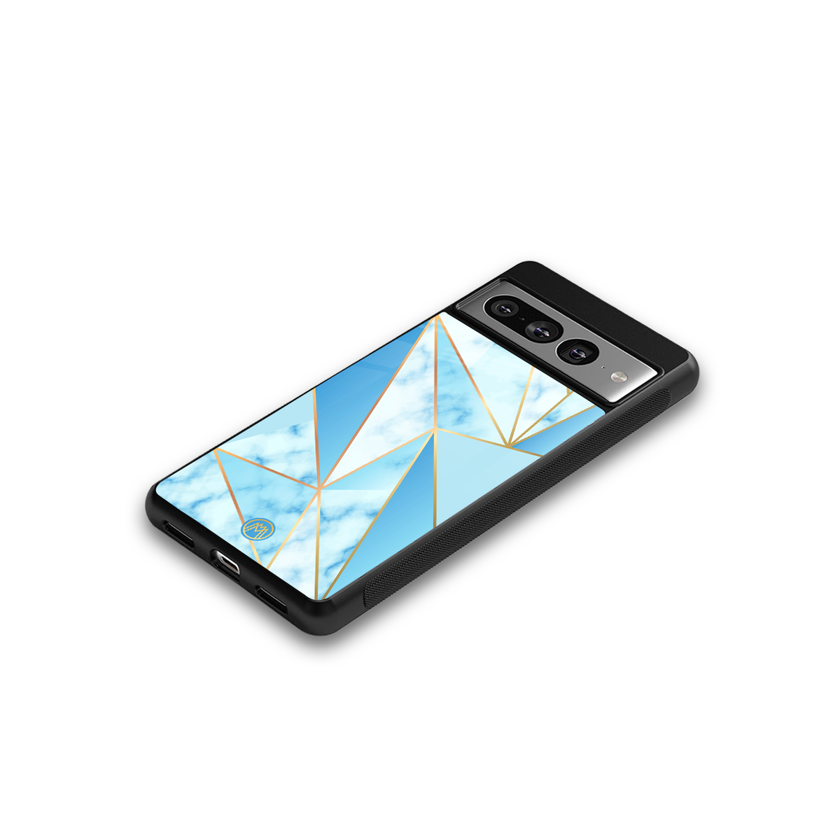 french marble back phone cover | glass case for google pixel 7 pro