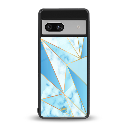 french marble back phone cover | glass case for Google Pixel 7A