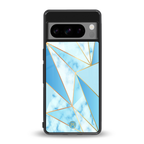 french marble back phone cover | glass case for google pixel 8 pro