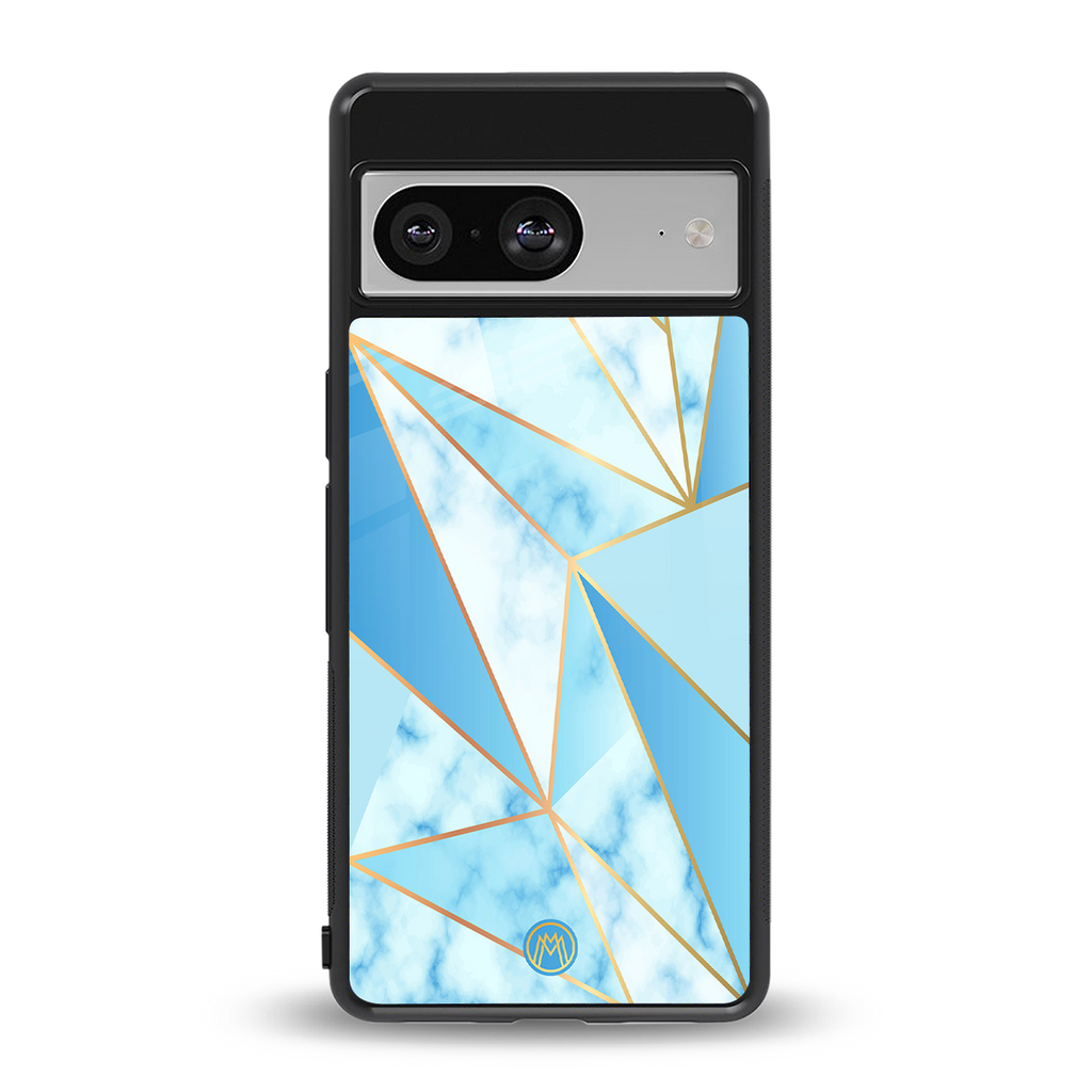 french marble back phone cover | glass case for Google Pixel 8