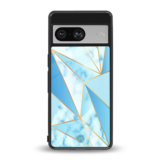 french marble back phone cover | glass case for Google Pixel 8