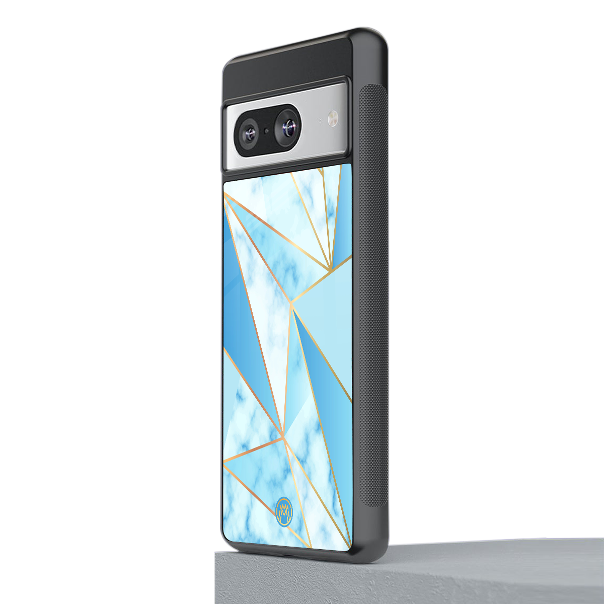 french marble back phone cover | glass case for Google Pixel 8