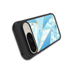 french marble back phone cover | glass case for google pixel 9