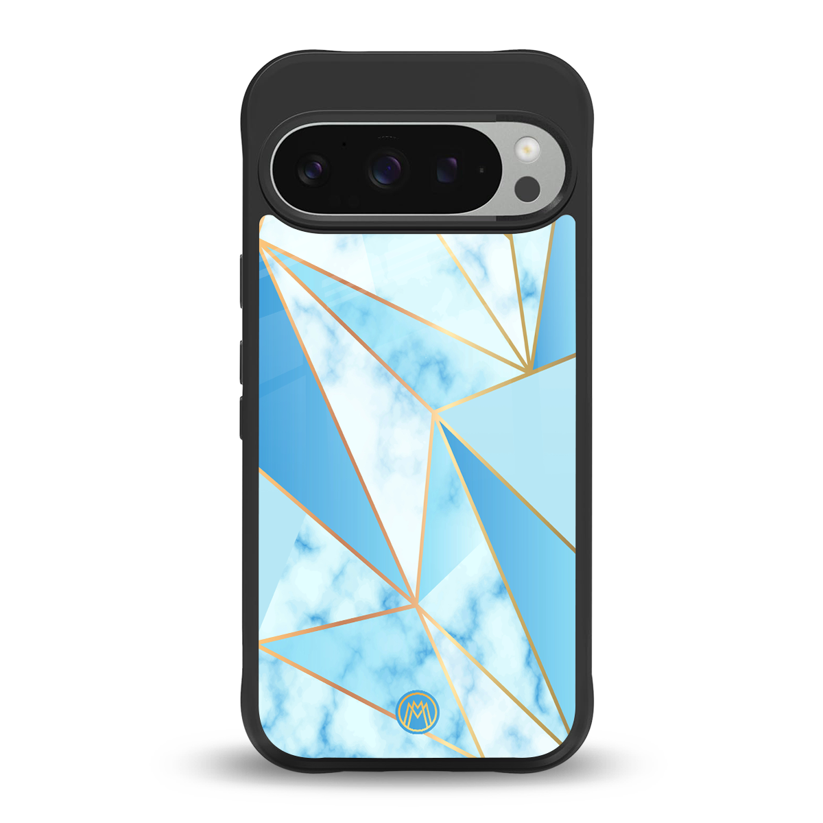 french marble back phone cover | glass case for google pixel 9 pro xl