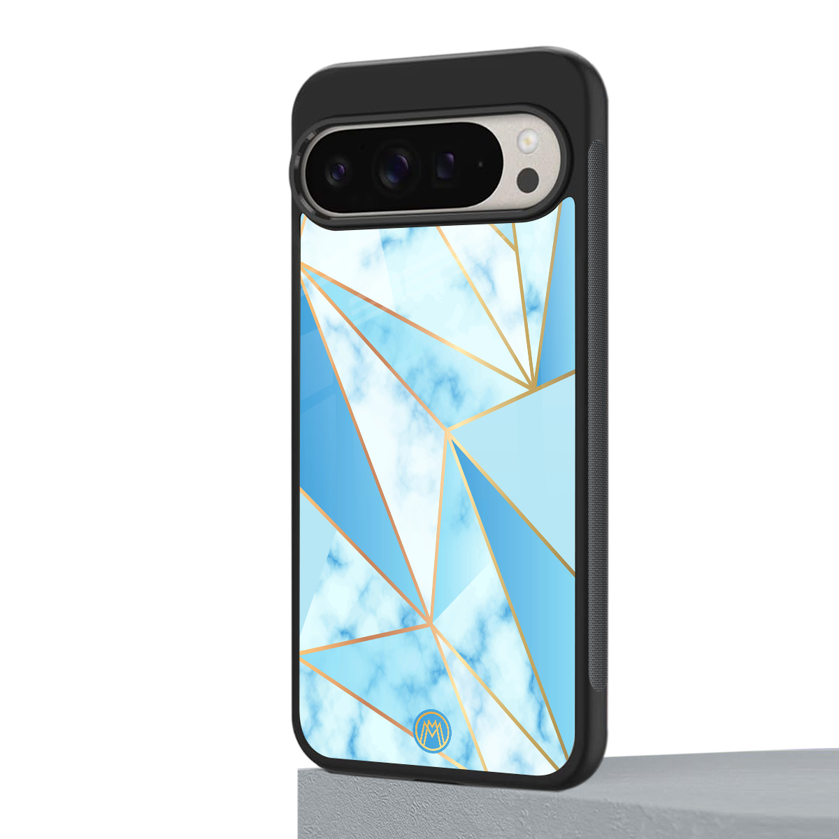 french marble back phone cover | glass case for google pixel 9 pro xl