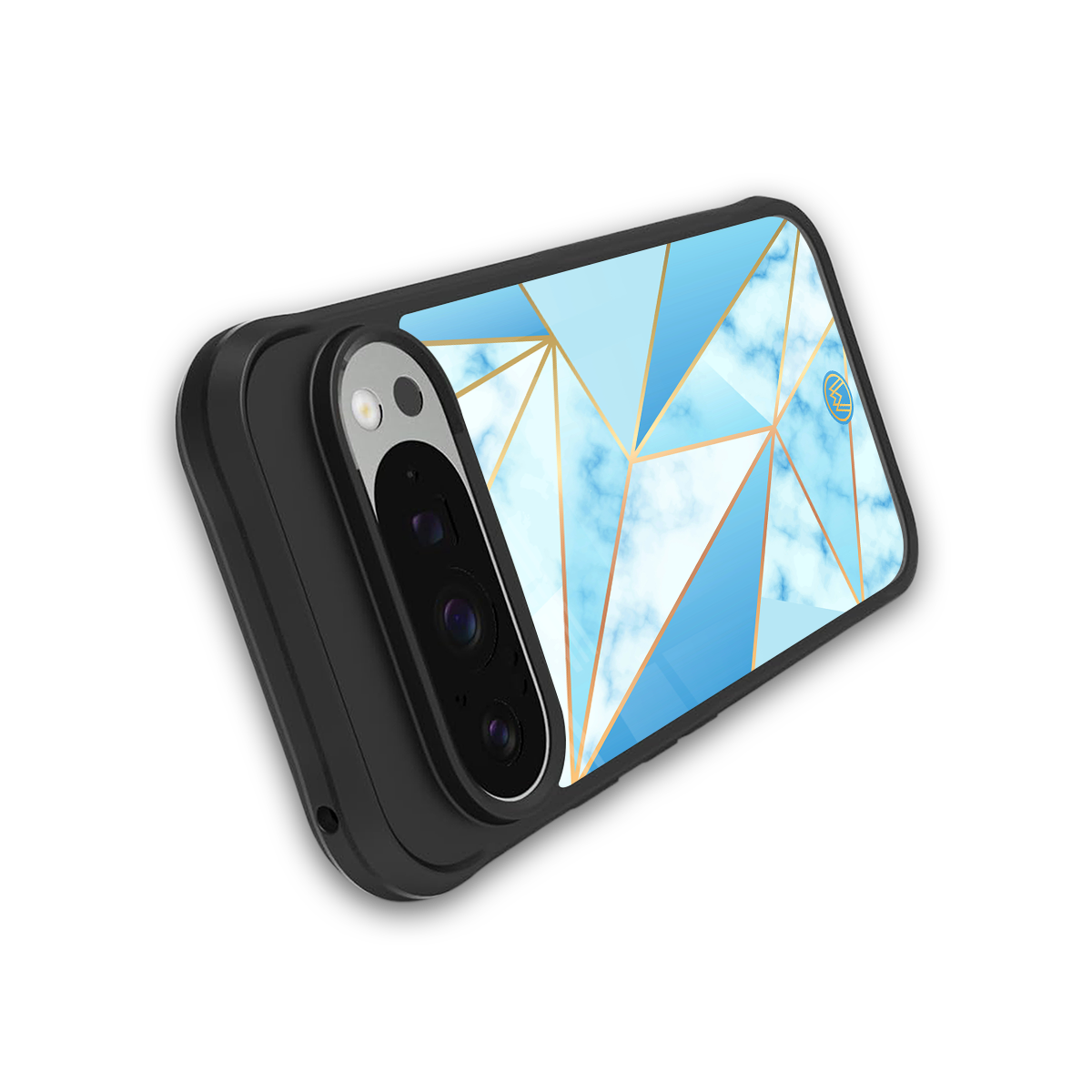 french marble back phone cover | glass case for google pixel 9 pro xl