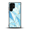french marble back phone cover | glass case for samsung galaxy s23 ultra