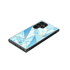 french marble back phone cover | glass case for samsung galaxy s23 ultra