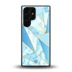 french marble back phone cover | glass case for samsung galaxy s25 ultra