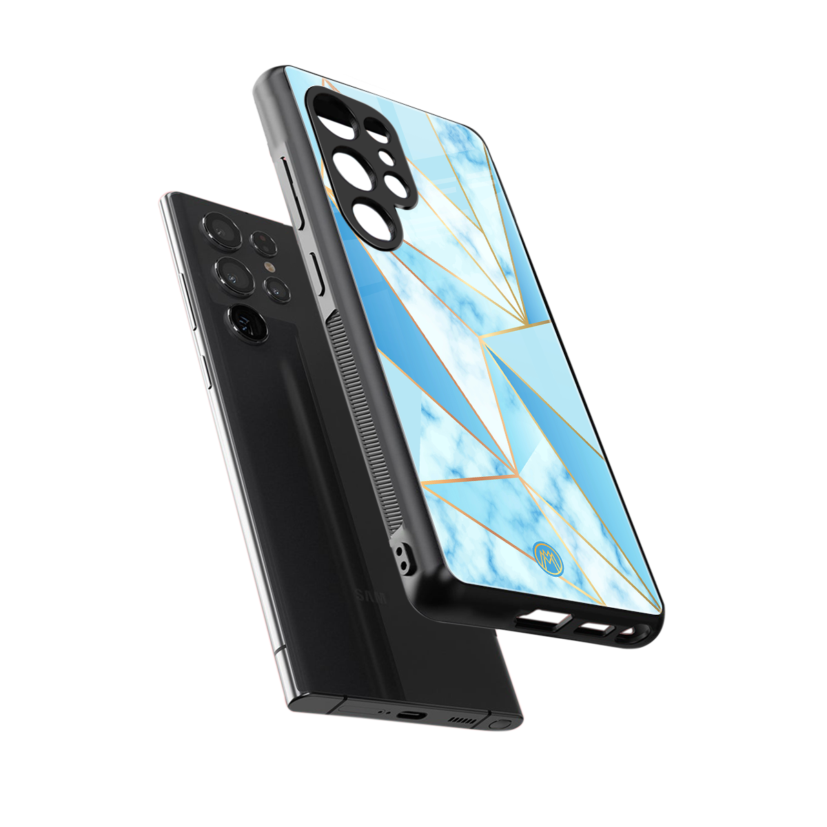 french marble back phone cover | glass case for samsung galaxy s25 ultra
