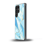 french marble back phone cover | glass case for samsung galaxy s25 ultra