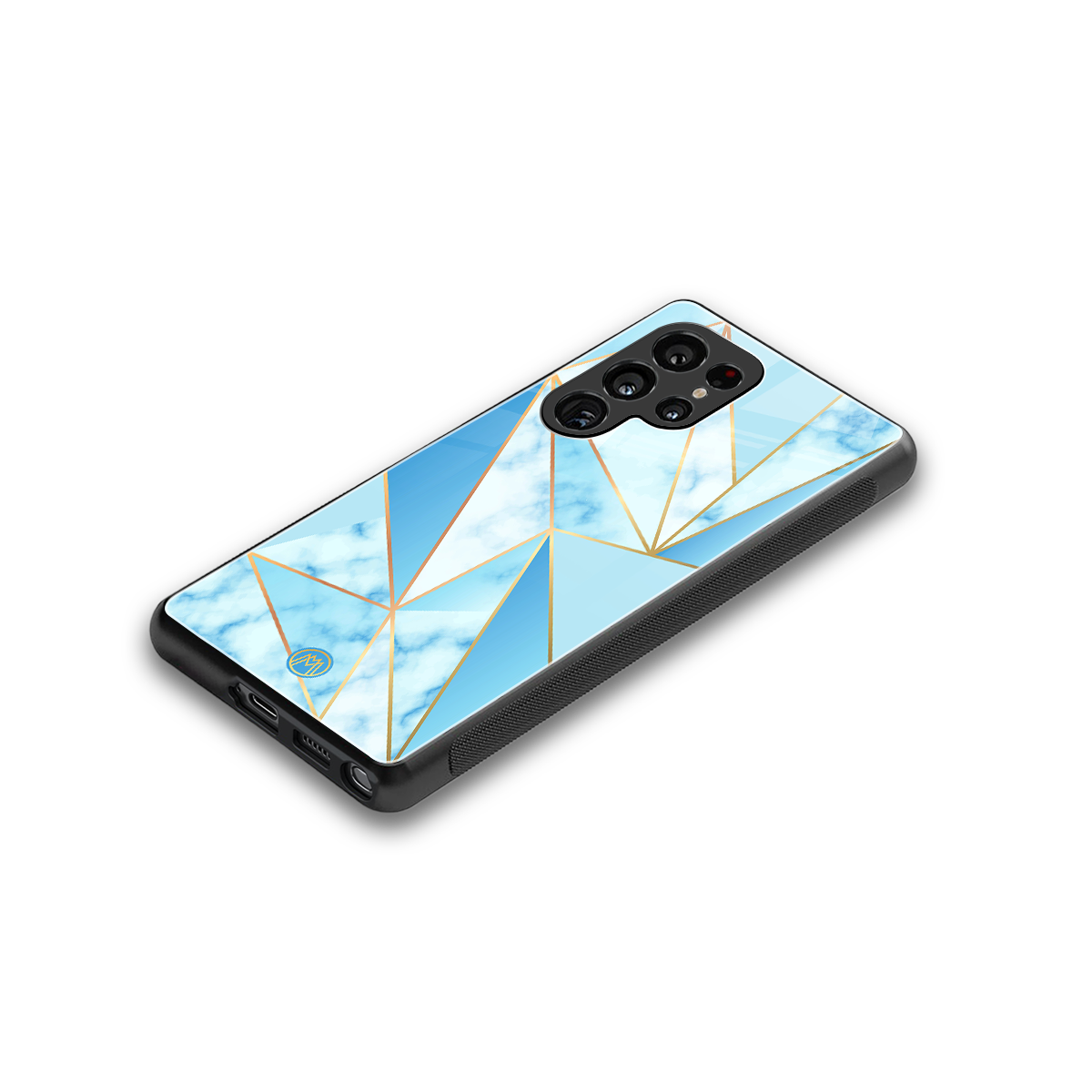 french marble back phone cover | glass case for samsung galaxy s25 ultra