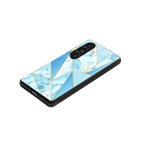 french marble back phone cover | glass case for samsung galaxy s24