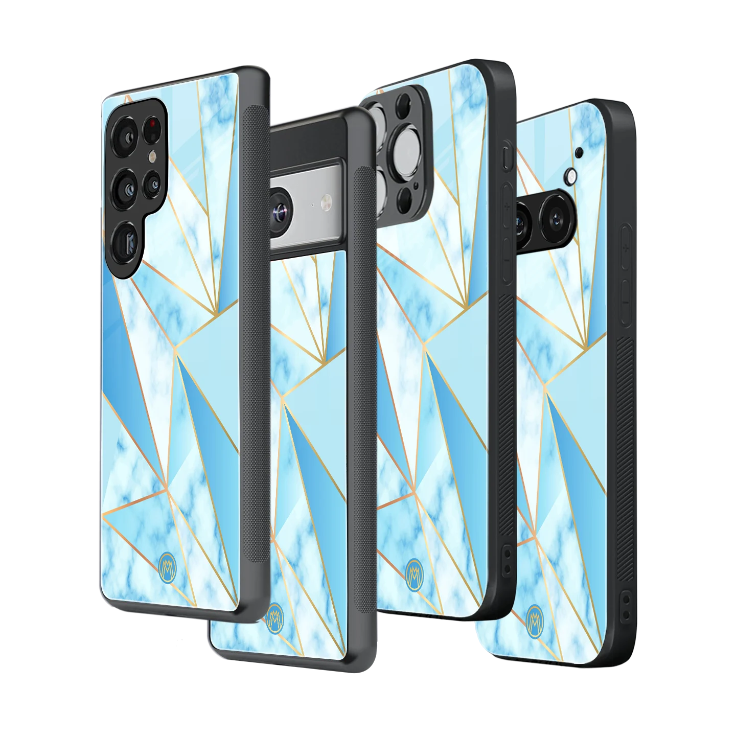 Stylish Glass Back Case for All Smartphones – iPhone, Samsung, OnePlus, Pixel, Redmi, Oppo, Vivo, Motorola