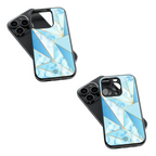 Trendy Glass Back Mobile Case for iPhone, Samsung, Redmi, OnePlus, Google Pixel, Motorola