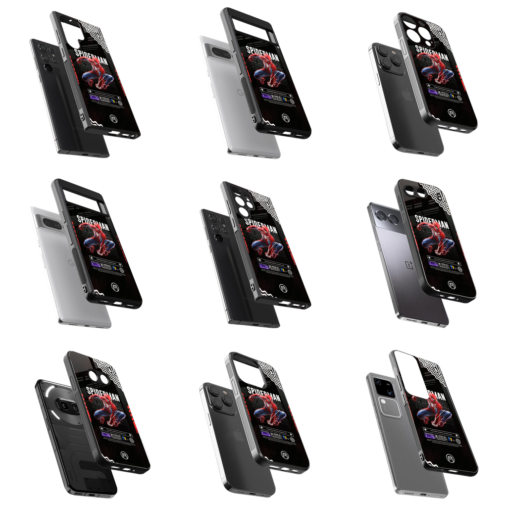 Durable Glass Back Mobile Case for iPhone, Samsung, OnePlus, Google Pixel, Redmi, Vivo, Oppo