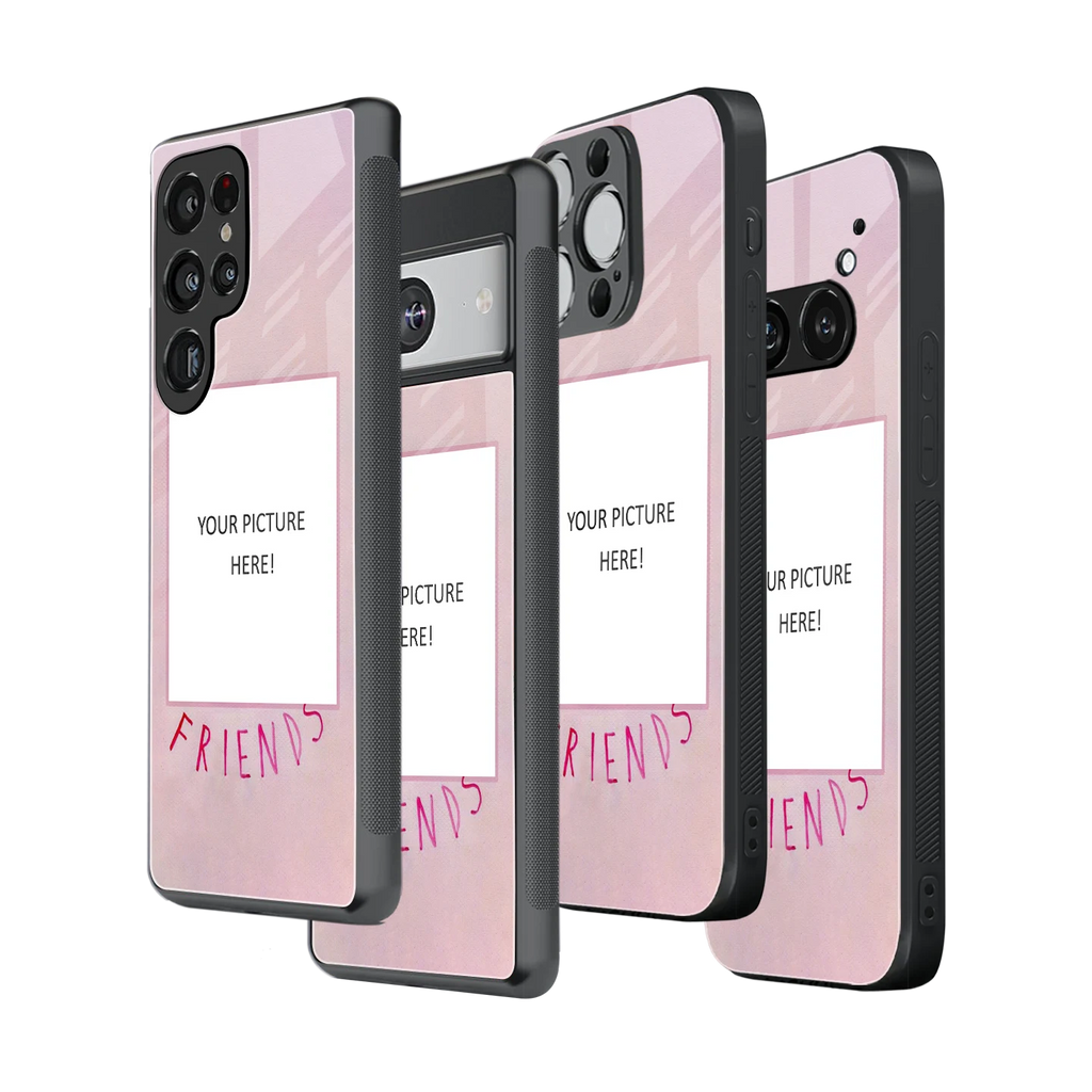Polaroid Personalised Glass Phone Case
