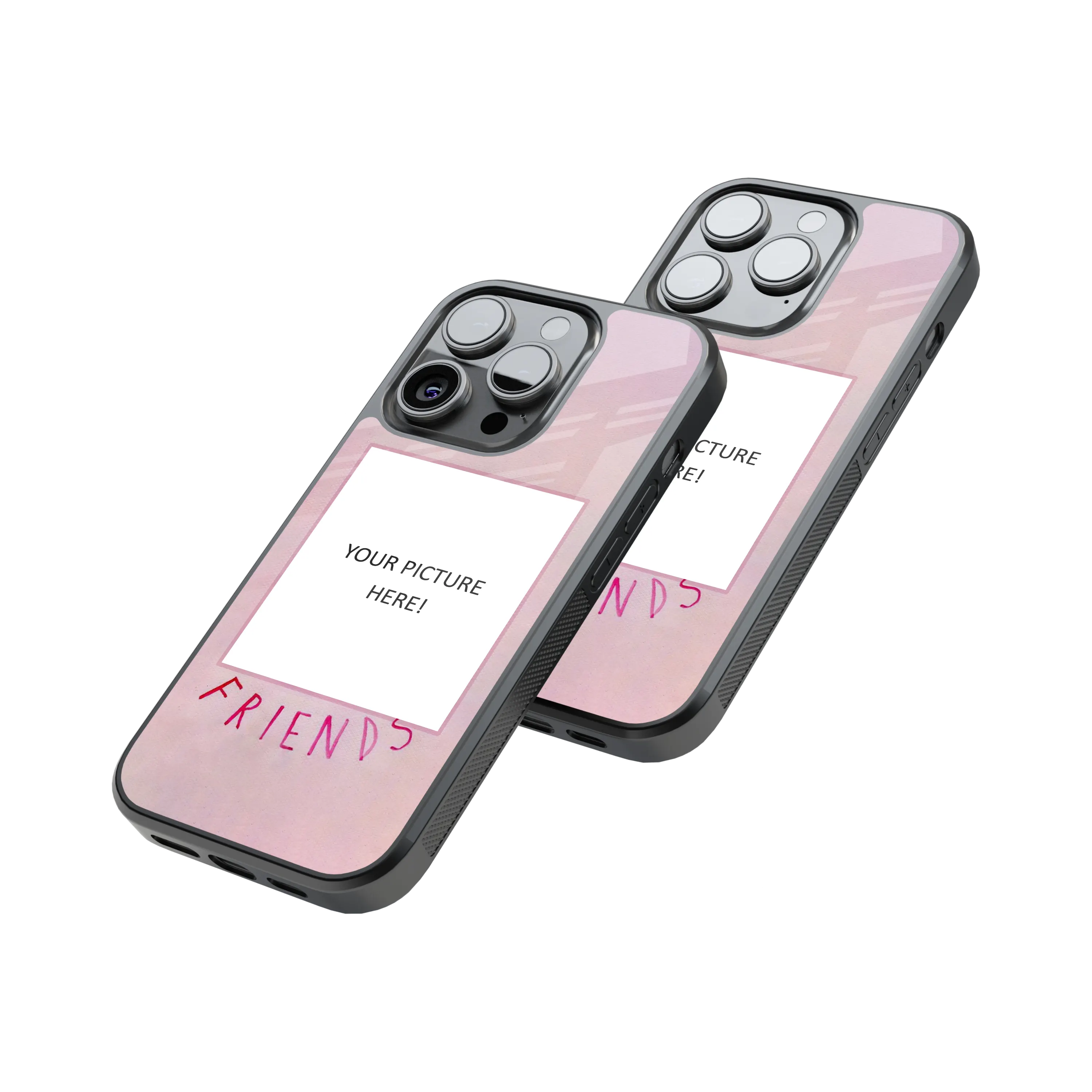 Polaroid Personalised Glass Phone Case