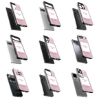 Polaroid Personalised Glass Phone Case